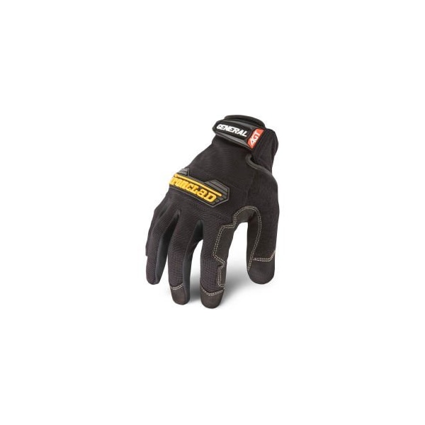 Brighton-Best Ironclad GUG-04-L General Utility Spandex Gloves, 1 Pair, Black, Large GUG-04-L - main